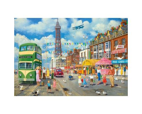 Puzzle 500 Pièces : Blackpool Promenade, Gibsons