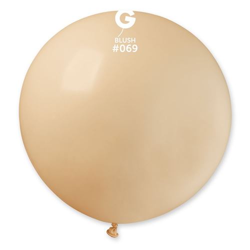 ballon géant rond bio 80cm blush - 329902