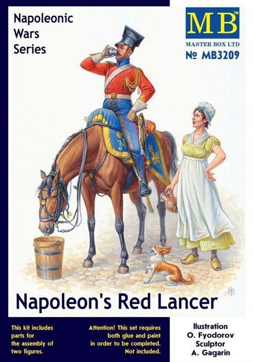 Napoleon's Red Lancer, Napoleonic Wars S Serie- 1:32e - Master Box Ltd.