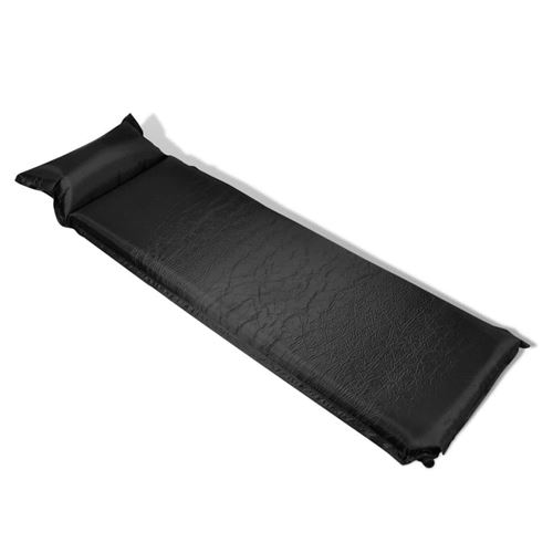vidaXL Luchtmatras 10 x 66 x 200 cm zwart