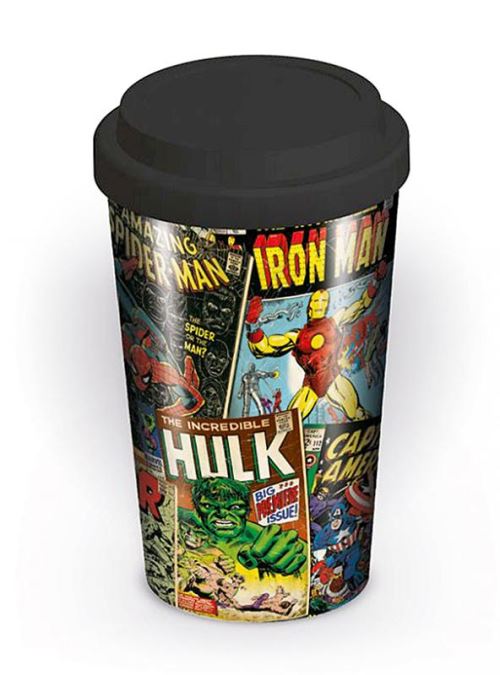 Gobelet à emporter Marvel Couvertures de bédés rétro Coffee to go Mug