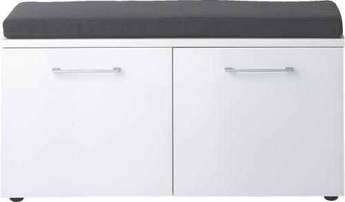 Meuble à chaussures coloris Blanc - Dim : 97 x 47 x 40 cm - PEGANE -