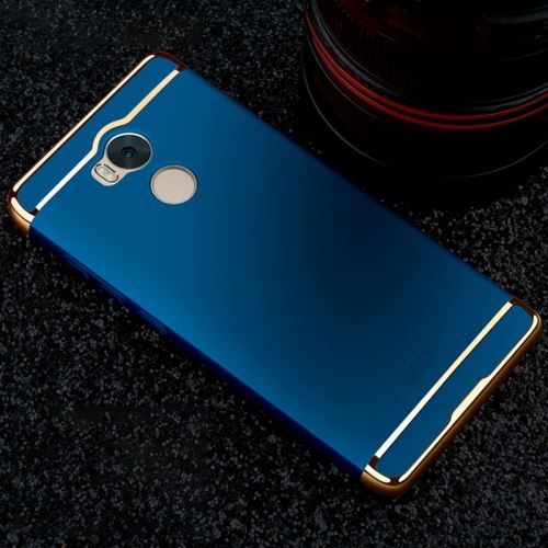 Xiaomi Redmi 4 Prime Bleu Coque Protection Plastique Effet Métal Brillante ALS49658