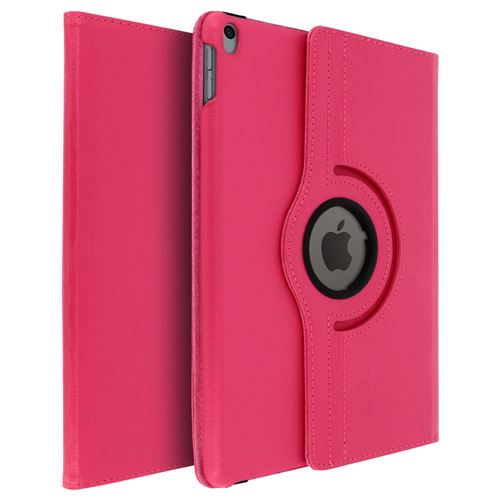 Avizar Étui iPad Pro 10.5 et iPad Air 2019 Protection Intégrale Support Rotatif Rose