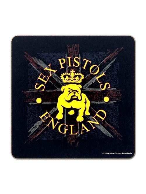 Sex Pistols English Bulldog Sous-verres 10 x 10 cm