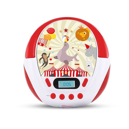 12€ sur Lecteur CD MP3 Circus enfant avec port USB Metronic® - Radio -  Achat & prix