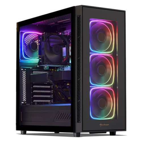 PC Gaming AMD Ryzen 5 2600, RTX 2070, 32 Go RAM DDR4, 500Go SSD NVMe M.2 PCIe, 3To HDD, USB 3.1, CardReader. PC Gamer Ultimate. Unité centrale sans OS
