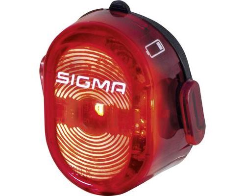 Sigma Feu Arrière De Vélo Nugget II à Batterie Rouge, Noir