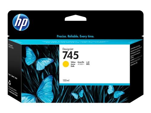 HP 745 - jaune - originale - DesignJet - cartouche d'encre