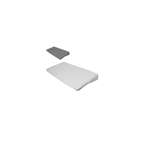 Drap housse 100% coton pour plan inclin&eacute; - 70 cm de large - Blanc