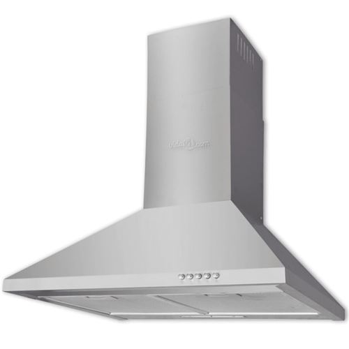vidaXL - hotte décorative - argenté(e)