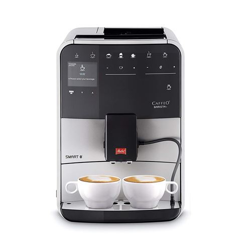 Melitta Machine à Café et Boissons Chaudes Automatiques, Commande par Smartphone avec application Connect, Fonction One Touch, Caffeo Barista T Smart,