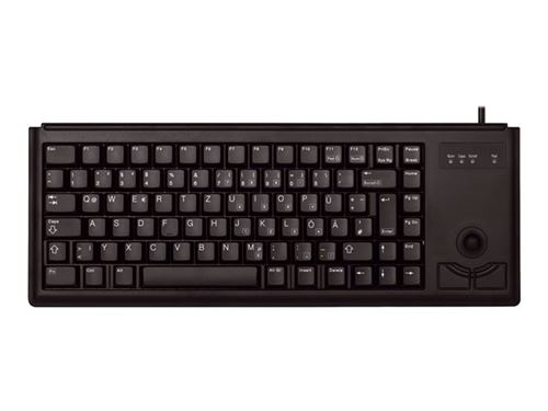 CHERRY Compact-Keyboard G84-4400 - Toetsenbord - USB - pan-Scandinavisch - zwart