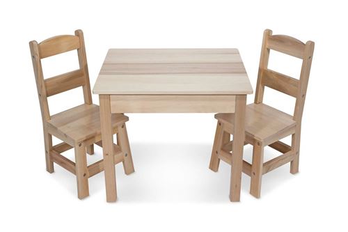 Melissa & Doug 12427 Wooden Table & Chairs Set