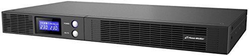 PowerWalker VI 500 R1U Onduleur (rack-montable) AC 165-290 V 300 Watt 500 VA 7 Ah RS-232, USB connecteurs de sortie : 4 1U 19
