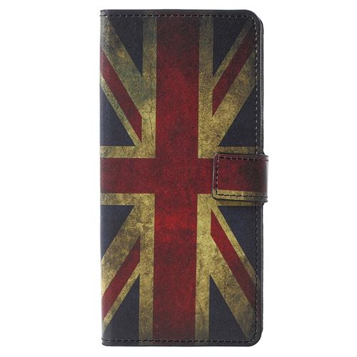 Etui en PU flip motif drapeau rétro uk pour votre Samsung Galaxy Note 9