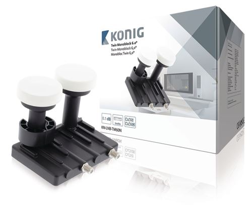 König KN-LNB-TM60N Monobloc Lnb Double 6.0 ° 1.1 Db