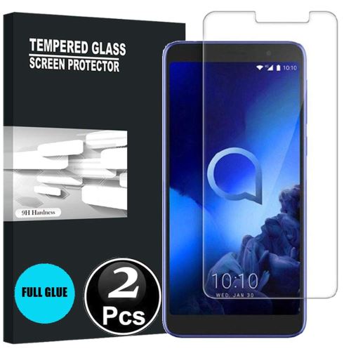 Vitre protection ecran pour Alcatel 1x (2019) Verre trempé incassable lot de [X2]