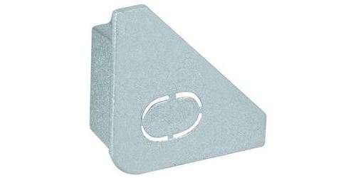 Lot de 2 Delta Profil End Cap aluminium (mat) Paulmann