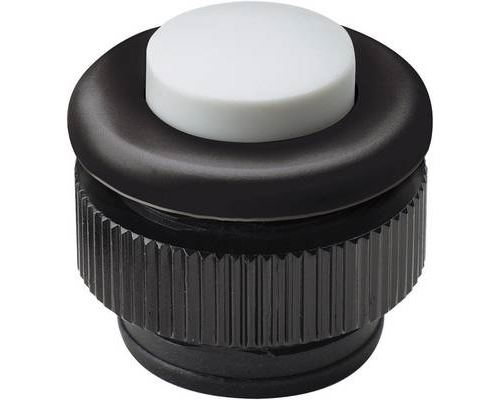 Grothe 61031 Bell Button 12V/1.5A Black/White Corrosion-Resistant