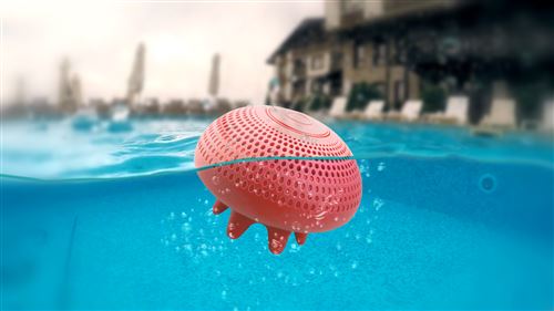enceinte bluetooth floaty corail mob enceinte waterproof flottante puissance 5w kit mains libres enceinte sans fil achat prix fnac