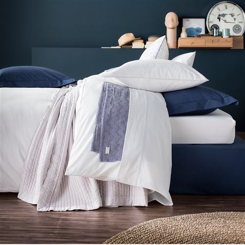 Housse de couette seersucker Tempo ESSIX - 200 x 200 cm