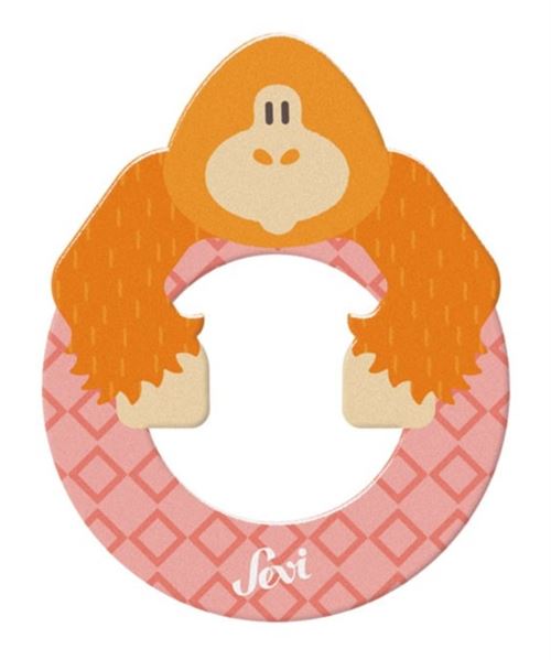 Sevi animal lettre O 9 cm orange