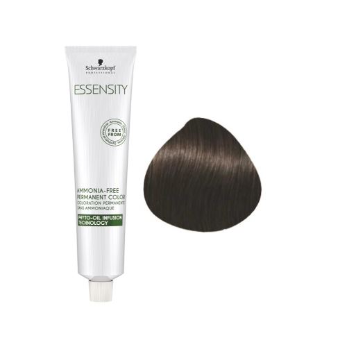 Coloration permanente sans ammoniaque avec technologie phytolipide, 3.62 : châtain foncé marron fumé, 60ml, schwarzkopf, femme