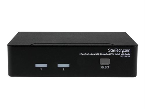 StarTech.com Commutateur KVM 2 Ports DisplayPort USB et Audio Switch KVM - Image 3
