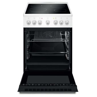 Amica ACV603B - Cuisinière - pose libre - largeur : 50 cm - profondeur : 60 cm - hauteur : 85 cm - avec système auto-nettoyant - classe A - blanc