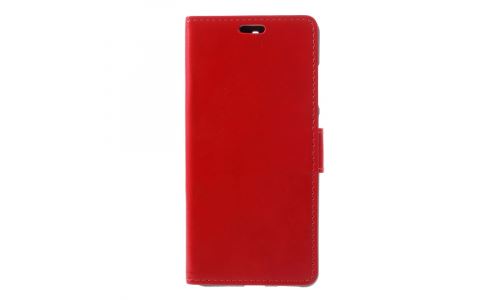 Etui type portefeuille rouge pour Nokia 5.1 rabat latéral articulé fonction stand