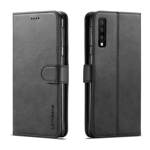 Etui en PU noir pour Samsung Galaxy A7 (2018)