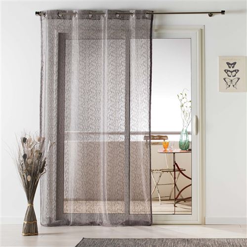 Panneau a oeillets 140 x 240 cm maille loria Taupe
