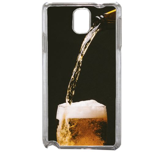 Coque Beer Compatible Samsung Galaxy Note3 Transparent