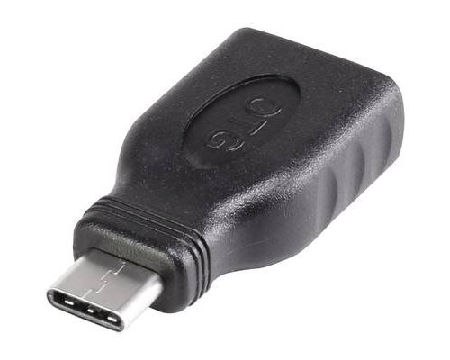Renkforce USB 3.0 Adaptateur [1x USB-C™ mâle - 1x USB 3.0 femelle type A] avec fonction OTG, contacts dorés