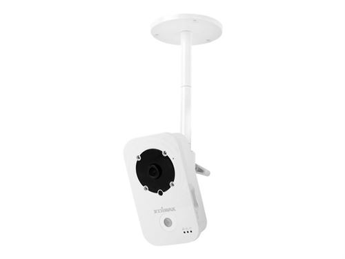 Edimax IC-3140W - Caméra de surveillance réseau - couleur (Jour et nuit) - 1280 x 720 - 720p - audio - sans fil - Wi-Fi - LAN 10/100 - MJPEG, H.264 - DC 12 V