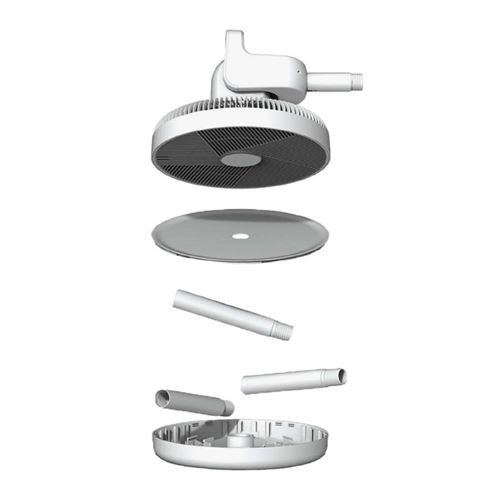 EnergySilence 2600 Sunflower - Ventilateur 3-en-1 Cecotec, Blanc