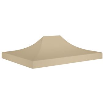 vidaXL Toit de tente de réception 4x3 m Beige 270 g/m² - Fenêtres et volets  à la Fnac