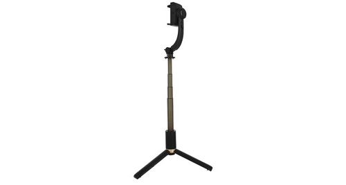 Perche smartphone 2 en 1 stabilisateur télécommande bluetooth série q08 noir