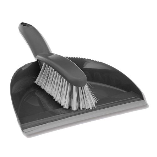 Non Communiqué Gris Five Simply Smart - Pelle & Balayette "Plastique" 32Cm Foncé