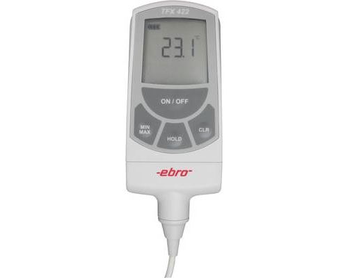 Thermomètre à sonde à piquer (HACCP) ebro TFX 422C-150 1340-5434 -25 à 50 °C sonde Pt1000