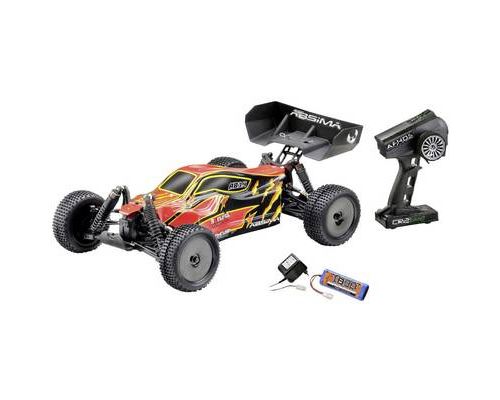 Absima AB3.4 brushed 1:10 Auto RC électrique Buggy 4 roues motrices (4WD) pack économique RtR 2,4 GHz avec accu et chargeur