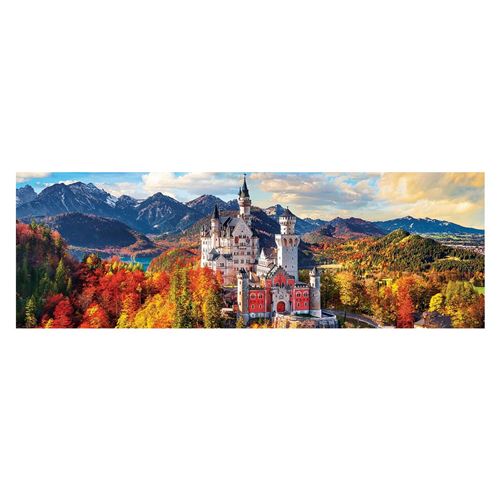 Puzzle panoramique Eurographics - Neuschwanstein en automne, 1000 pièces
