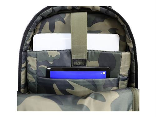 Urban Factory Cyclee City - Sac à dos pour ordinateur portable - eco - 15.6 - camouflage, kaki