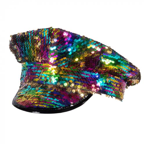 casquette capitaine rainbow réversible - Coloris : Jaune44736