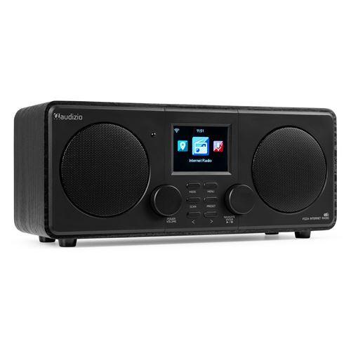 Audizio Foza - Radio Internet WiFi Stéréo, Dab+/Fm Et Bluetooth 5.0 - Noire