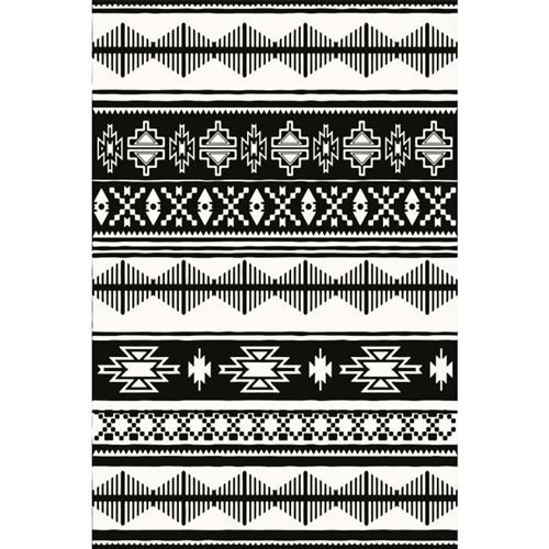 AASTORY Tapis 100% vinyle VIF 21793 - 1,5 mm - 120 x 180 cm - Noir - Made In France