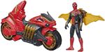 Figurine Marvel Spider-Man Super Arachno-Moto avec figurine Spider-Man