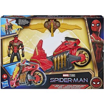 Figurine Marvel Spider-Man Super Arachno-Moto avec figurine Spider-Man