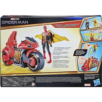 Figurine Marvel Spider-Man Super Arachno-Moto avec figurine Spider-Man